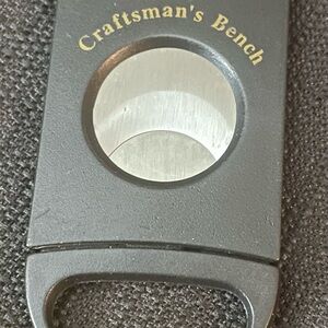 Craftsman's Bench Cigar Cutter - Black